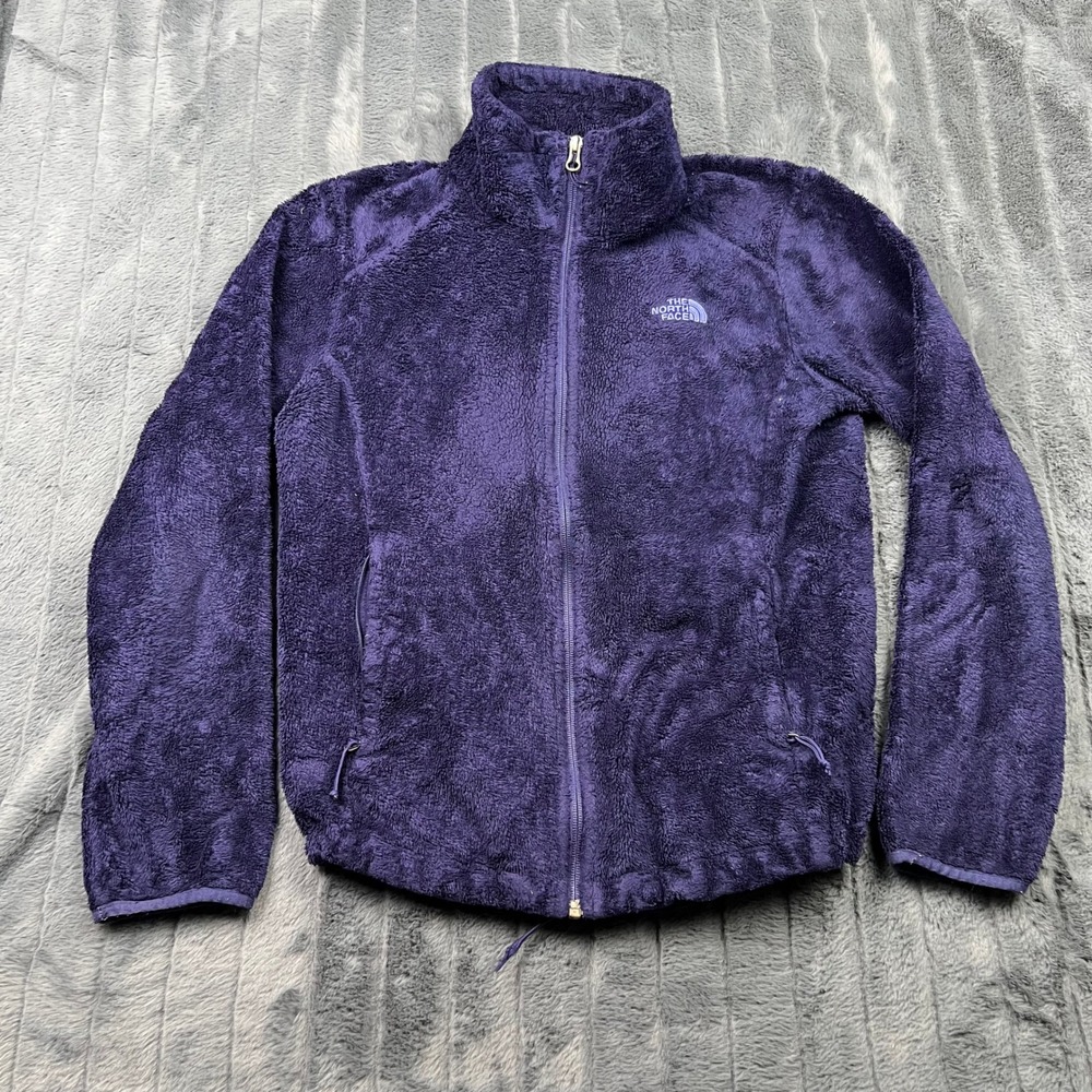 The North Face Osito 2 Full Zip Fleece Jacket Purple Womens Medium